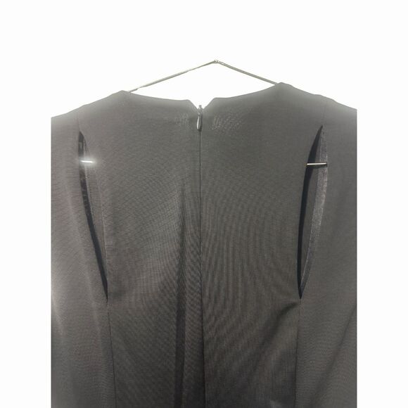 Just Cavalli Floral Print Cap Sleeve Sheath Mini Dress Black Size 44 - Picture 4 of 6